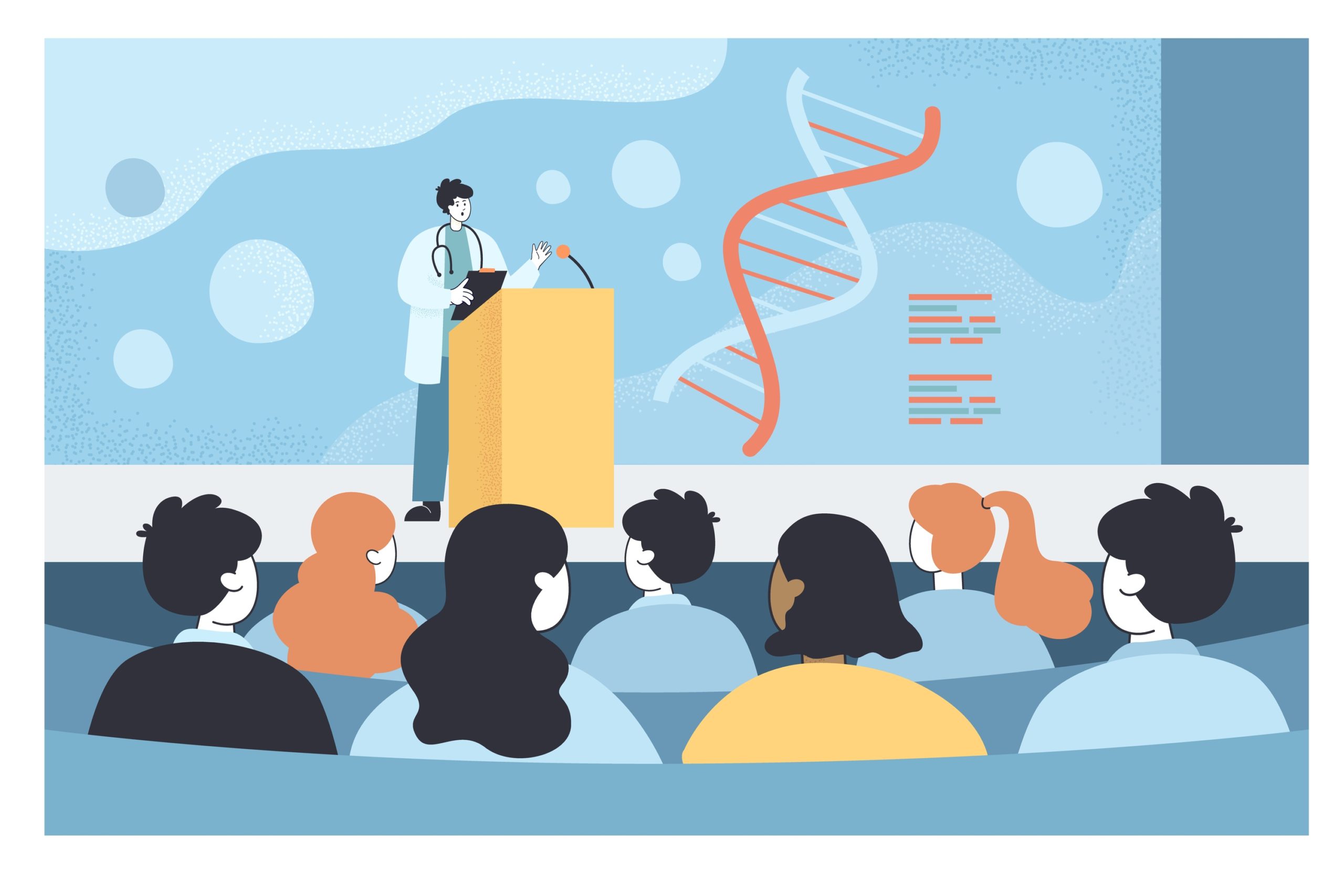 scientist,speaking,at,conference,in,front,of,audience.,male,doctor